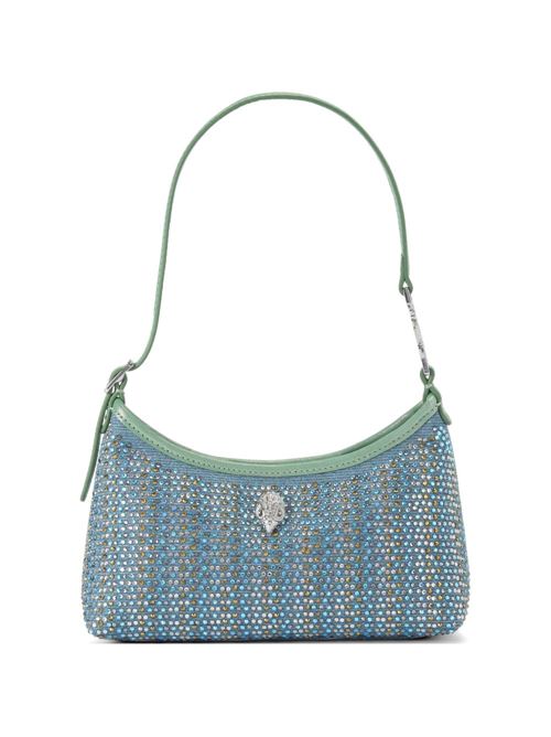 Borsa donna Kurt Geiger London tracollina celeste con strass KURT GEIGER London | 5586086609.